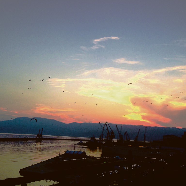 Sonnenuntergang über Rijeka