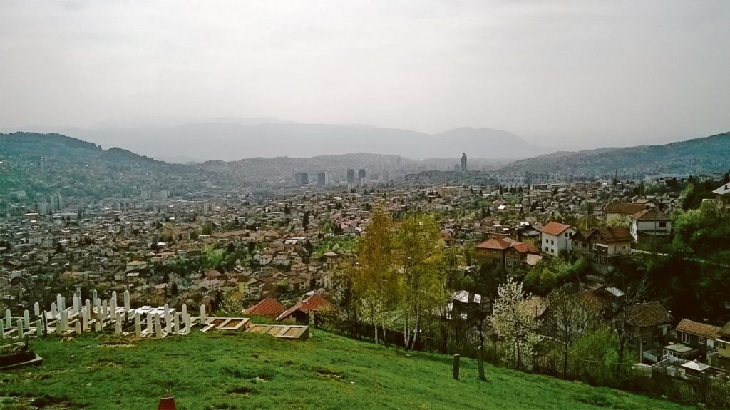 Blick auf Sarajevo