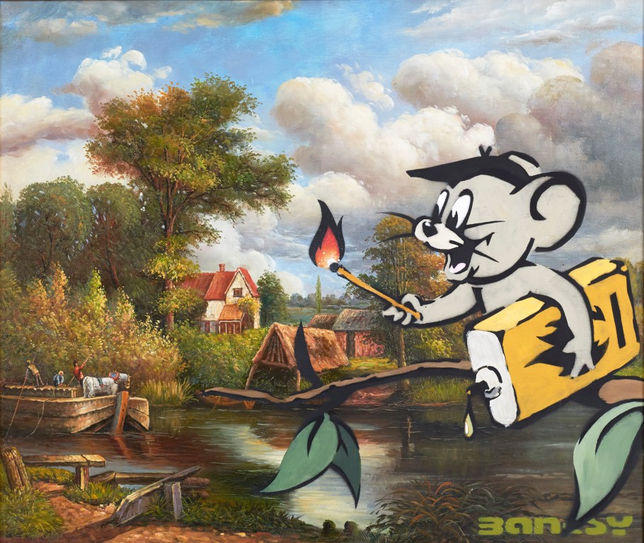 Banksy, "Corrupted Oil Jerry"